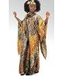 Shimmering Animal Print Caftan Kaftan with Matching Headwrap - Available in Several Colors