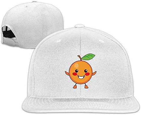 Design Hiphop Baseball Hat Funny Fruit Cute Orange White