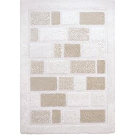 Shaggy Area Rug, Home Dynamix Structure 8'x10' Cream, Beige by Home Dynamix
