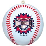 WASHINGTON NATIONALS Mini-Replica MLB Baseball CHRISTMAS ORNAMENT (Star Design)