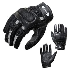 Motorradhandschuhe PROANTI� Motorrad Handschuhe Sommer (Gr. XS - XXL, schwarz, kurz) - S