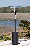 Fire Sense 46,000 BTU *XL-Series* (Matte-Black) Patio Heater with Wheels (Propane)