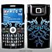 samsung Blackjack blue trible skin 46078