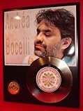 Andrea Bocelli 24kt Gold Record LTD Edition Display ***FREE PRIORITY SHIPPING***