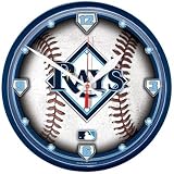 MLB 12.75" Round Clock - Tampa Bay Rays