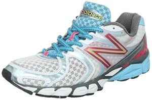 New Balance Women's W1260v3 Running Shoe,White/Blue,9 B US