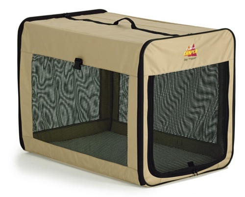 Cover image : Midwest Canine Camper Day Tripper Portable Soft-Sided Folding Tent Crate