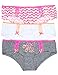 XOXO Juniors 6 Pack Cotton Hipster Panties with Lace