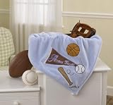 CoCaLo Sports Fan Applique Blanket
