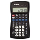 Victor Products - Victor - V10 Professional Financial Calculator, 10-Digit LCD Display, Black - Sold As 1 Each - Prompt display guides user through financial calculations. - Two-day-count methods (Actual/Actual or 30/360) to calculate bond price or yield to maturity or to call. - Performs cash-flow analysis for up to 24 uneven cash flows with up to 4-digit frequencies; computes NPV and IRR. - Four methods for calculating Depreciation, Book Value, and Remaining Depreciable Amount: SL, SYD, D