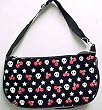 Rockabilly Skulls Stars & Cherries Handbag Purse Clutch Rockabilly Skulls Stars & Cherries Handbag Purse Clutch