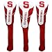 NCAA Stanford Cardinals Golf Set of Three Nylon Headcovers