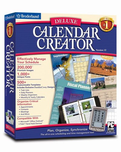Childrens Toyshop  Software : Calendar Creator Version 12 Deluxe