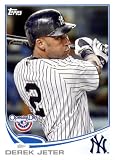 2013 Topps Opening Day Baseball Card # 150 Derek Jeter New York Yankees  