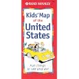 Kids Map of the United States: Fun Things to See and Do by Rand McNally