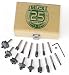 MLCS Woodworking 15 Pc. Carbide-tipped Router Bit Set, 1/2" shank