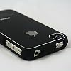 Case Buddy New Stylish Apple iPhone 4 4S Case and Screen Protector - Aluminium Hard Black Bumper Case Cover for iPhone 4 & iPhone 4S
