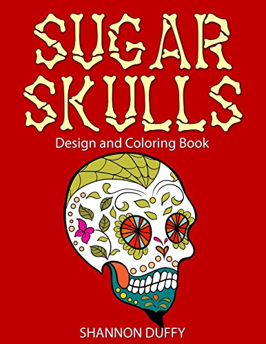 sugar skulls design  coloring book