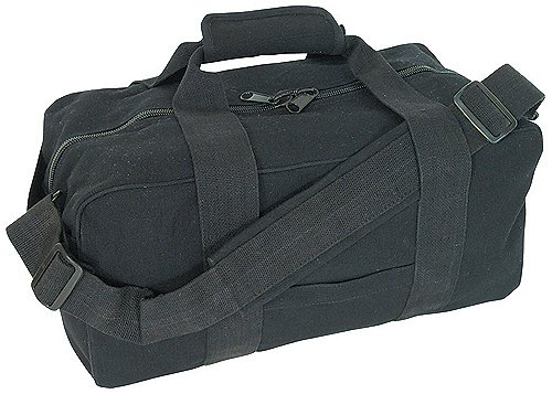 Canvas Gear Bag - 9 x 18 - Unisex - Black