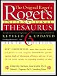 Roget's International Thesaurus, 6th Edition