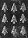 SMALL TREES Christmas Candy Mold Chocolate