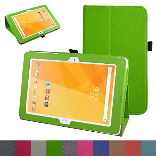 Acer Iconia One 10 B3-A20 Case,Mama Mouth PU Leather Folio 2-folding Stand Cover with Stylus Holder for 10.1