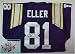 Carl Eller, Minnesota Vikings NFL Authentic Autographed Purple Throwback Jersey