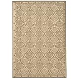 Safavieh Courtyard Collection CY5149B Coffee and Sand Indoor  Outdoor Area Rug 2 Feet 7 Inch by 5 