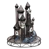 Castle Centerpieces Set of 2 - Black/ Silver