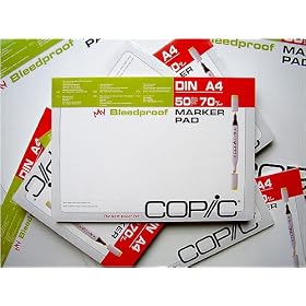 COPIC Bleedproof Marker Pad- 11-3 4 x 8-1 4 Inch by FineArtStore