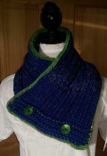 Button Scarf In Seahawk Colors Boston Harbor Style