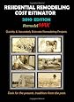 Residential Remodeling Cost Estimator 2010 Edition