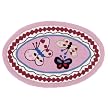 Luna Bath Rug - Pink (21Lx34W" Oblong)