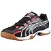 Puma Vibrant V 184080 03, Herren Sportschuhe - Indoor, schwarz, (black-white-puma red 03), EU 41, (US 8 1/2), (UK 7 1/2)