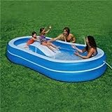 Slide N Spray Pool Intex Inflatable Wet Set with 4 Built in Sprinkler's