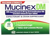 Mucinex Maximum Strength DM Extended-Release Bi-Layer Tablets, 42 Count