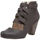 ALL BLACK Belted Cutout Heel Bootie
