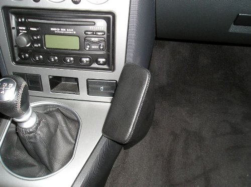 Waeco FOK220 Echtleder Telefonkonsole Schaltung schwarz f&uuml;r Ford Mondeo ab Bj. 07/2003