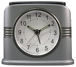 Equity by La Crosse 65901 Hybrid Solar Analog Alarm Clock