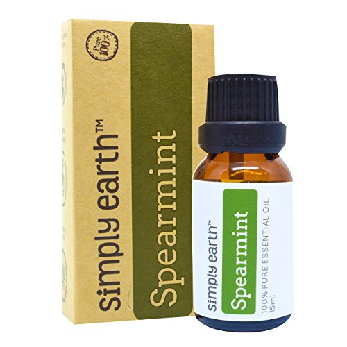 Spearmint Essential Oil by Simply Earth - 15 ml, 100% Pure Therapeutic Grade