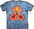 Crossed Guitars Retro The Mountain Tee Shirt Adult M-XXXL