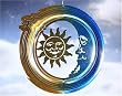 Next Innovations Medium Blue Copper Sun & Moon Spinner