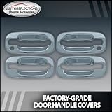 2002-2006 Cadillac Escalade & ESV & EST Chrome Door Handle Covers (w  pass... 