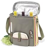Picnic at Ascot 240S Santa Barbara Wine Bottle Carrier 3-bottle