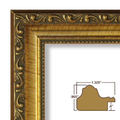 20x24 Picture / Poster Frame, Smooth Brushed Antique Finish, 1.3