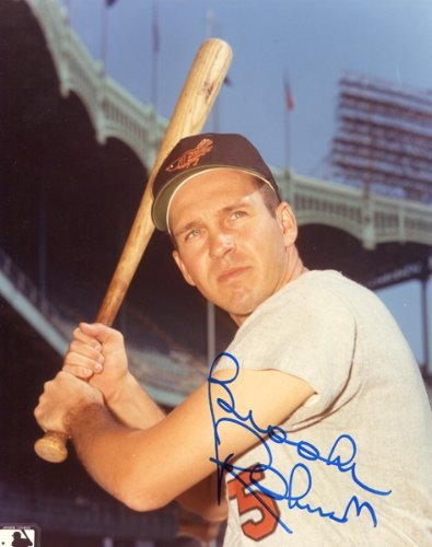 Brooks Robinson Autographed/Hand Signed Baltimore Orioles Baseball 8x10 Photo