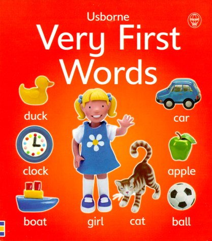Childrens Toyshop  Children & Baby Books : Very First Words Board Book (Usborne First Words Board Books)