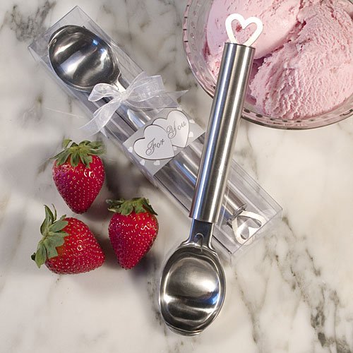 Amore Stainless Steel Ice Cream Scoop Favors (Set of 72) (^o^) Deals