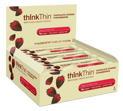 thinkThin Chocolate Covered Strawberries, 1.76-Ounce Units