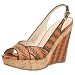 oh...DEER! Women's Cher Peep Toe Wedge Image